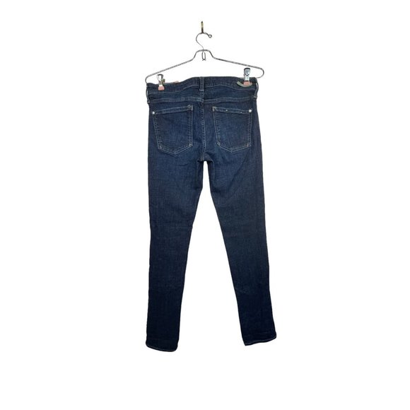 Anthro Pilcro And The Letter Press Straight Leg Jeans Dark Wash 27 - Picture 4 of 4